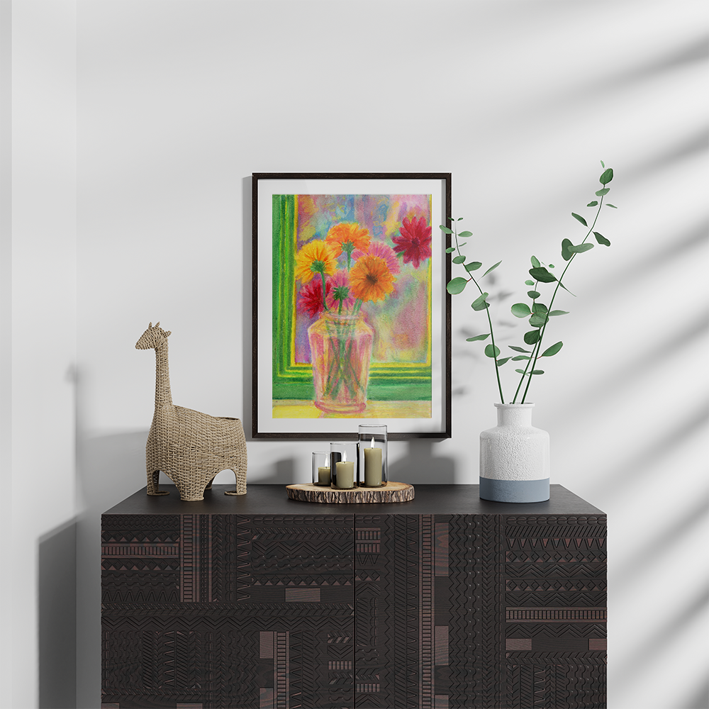Clear Vase Still Life