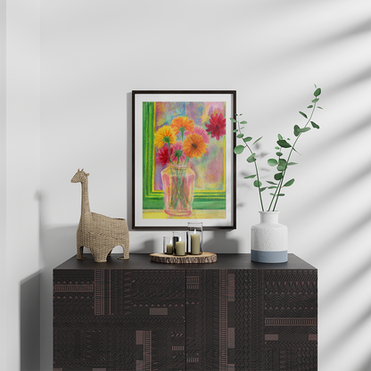 Clear Vase Still Life
