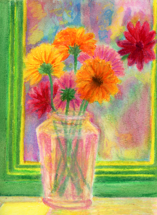Clear Vase Still Life