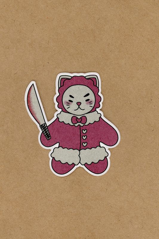 Stabby Pink Coat Kitty