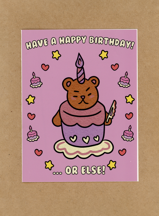 Stabby Birthday Cake