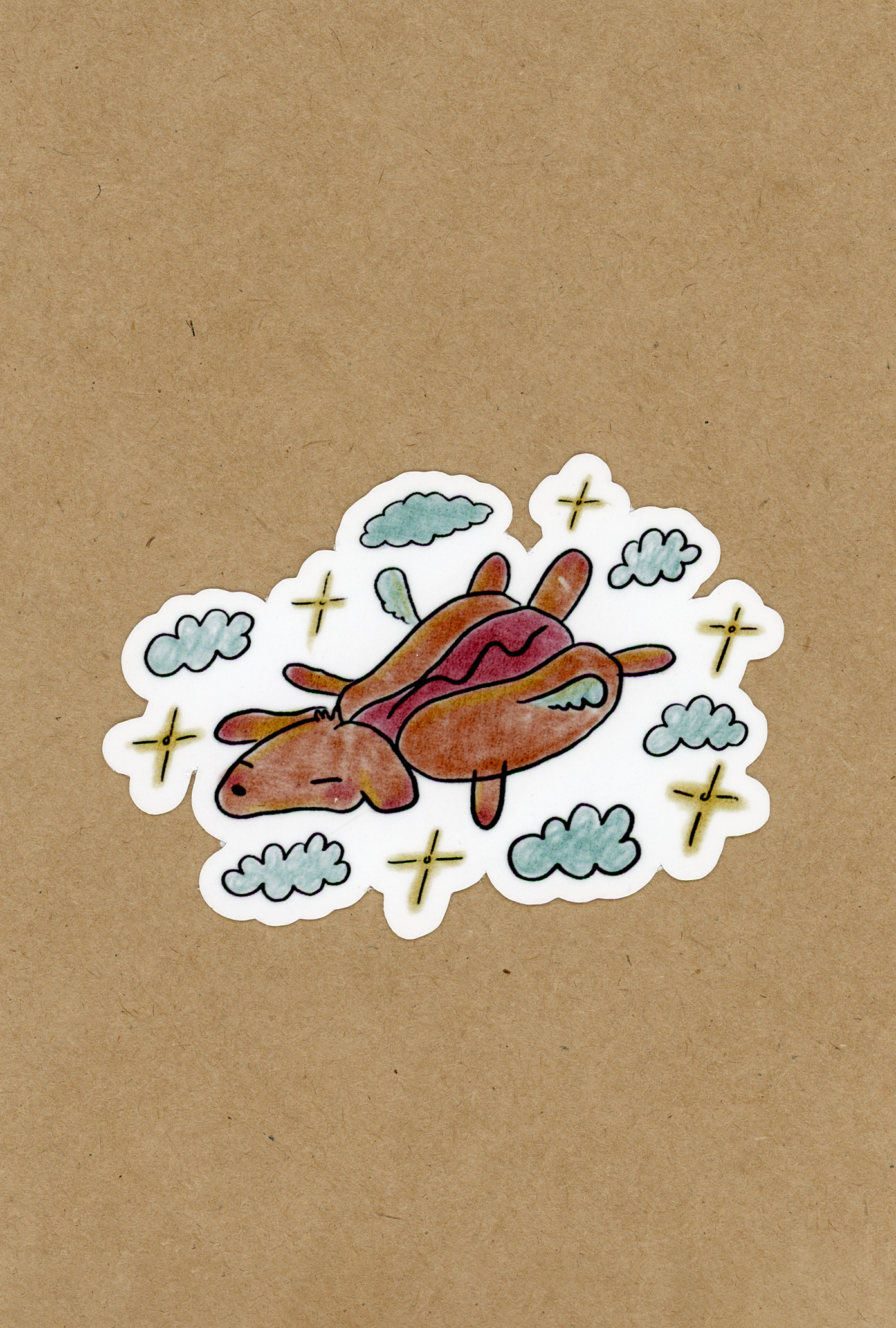 Dreaming Hot Dog Dog
