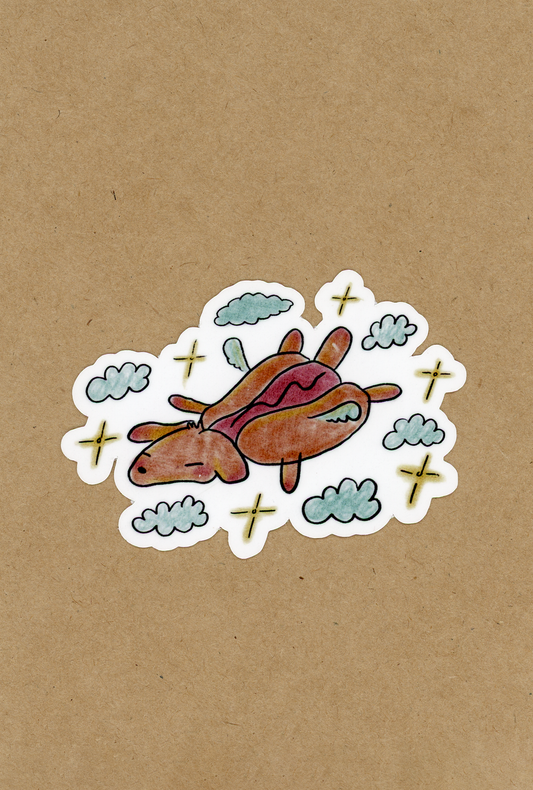 Dreaming Hot Dog Dog